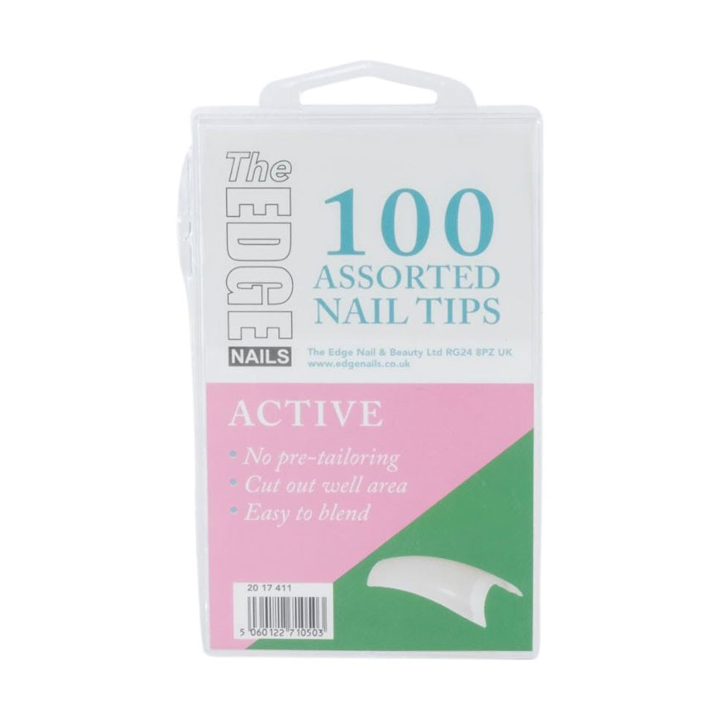 Edge Nails Active Tips Assorted Pack (x100)