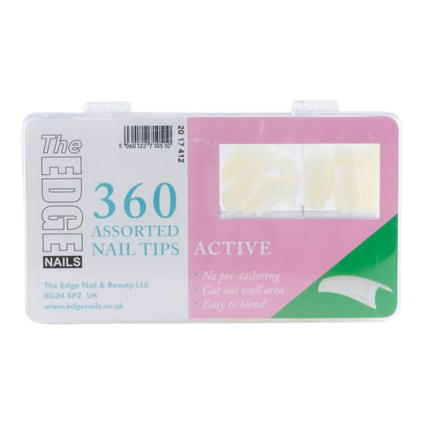 Edge Nails Active Tips Assorted Pack (x360)