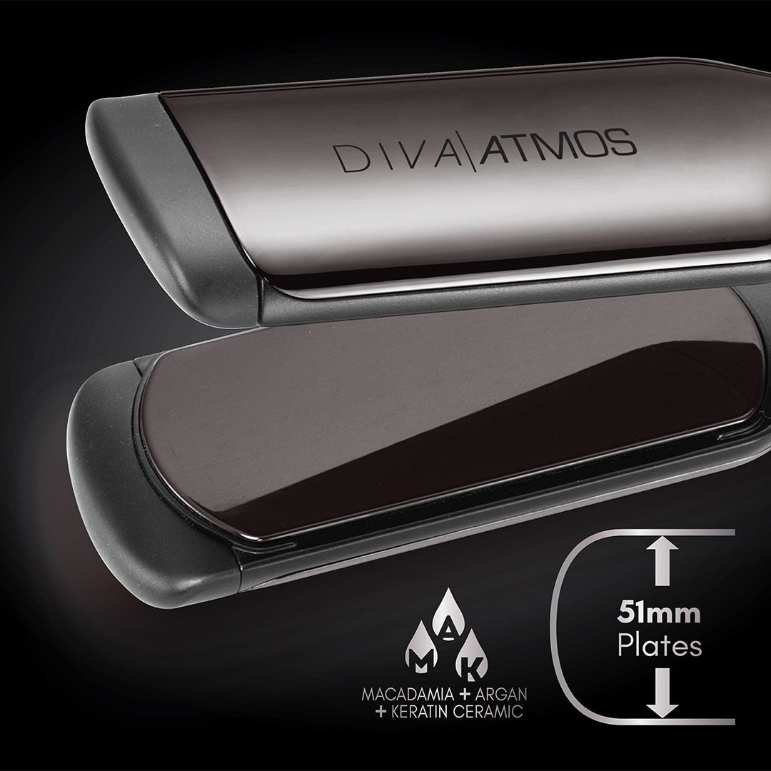 Diva Atmos XXL Wide Professional Styler 51mm - Image 5