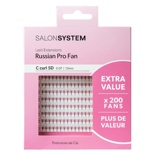 Salon System Extra Value ProFan 5D C Curl 0.07 12mm