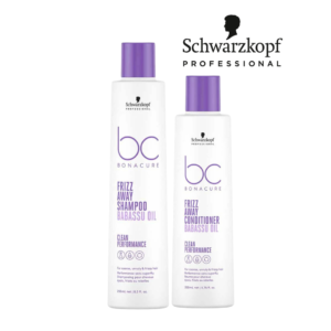 SCHWARZKOPF BC FRIZZ AWAY BABASSU OIL SHAMPOO 250ml & CONDITIONER 200ml Duo