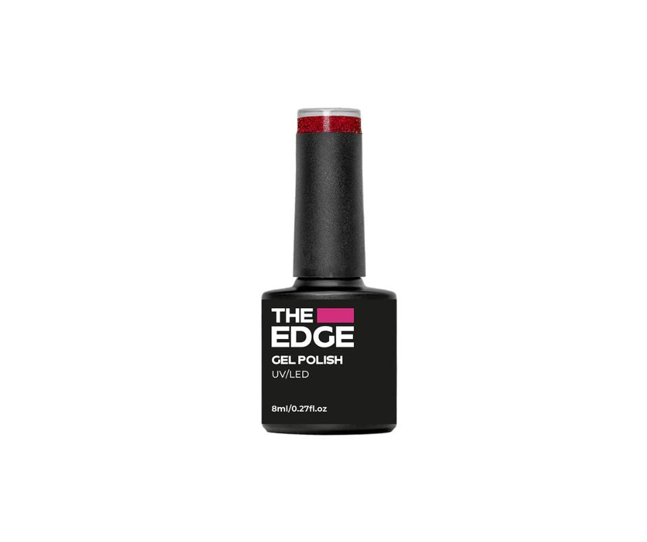 The Edge Gel Polish 8ml | The Berry Glitter