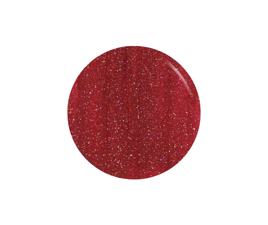 The Edge Gel Polish 8ml | The Rustic Red Glitter - Image 2