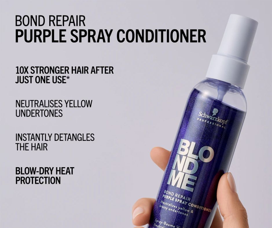 Schwarzkopf Blond Me Purple Spray Conditioner 150ml - Image 4