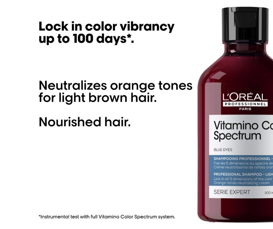 L'Oréal Professionnel Vitamino Color Spectrum Orange Tones Neutralising Shampoo 300ml - Image 3