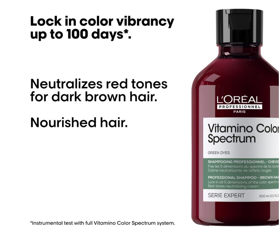 L'Oréal Professionnel Vitamino Color Spectrum Red Tones Neutralising Shampoo 300ml - Image 3