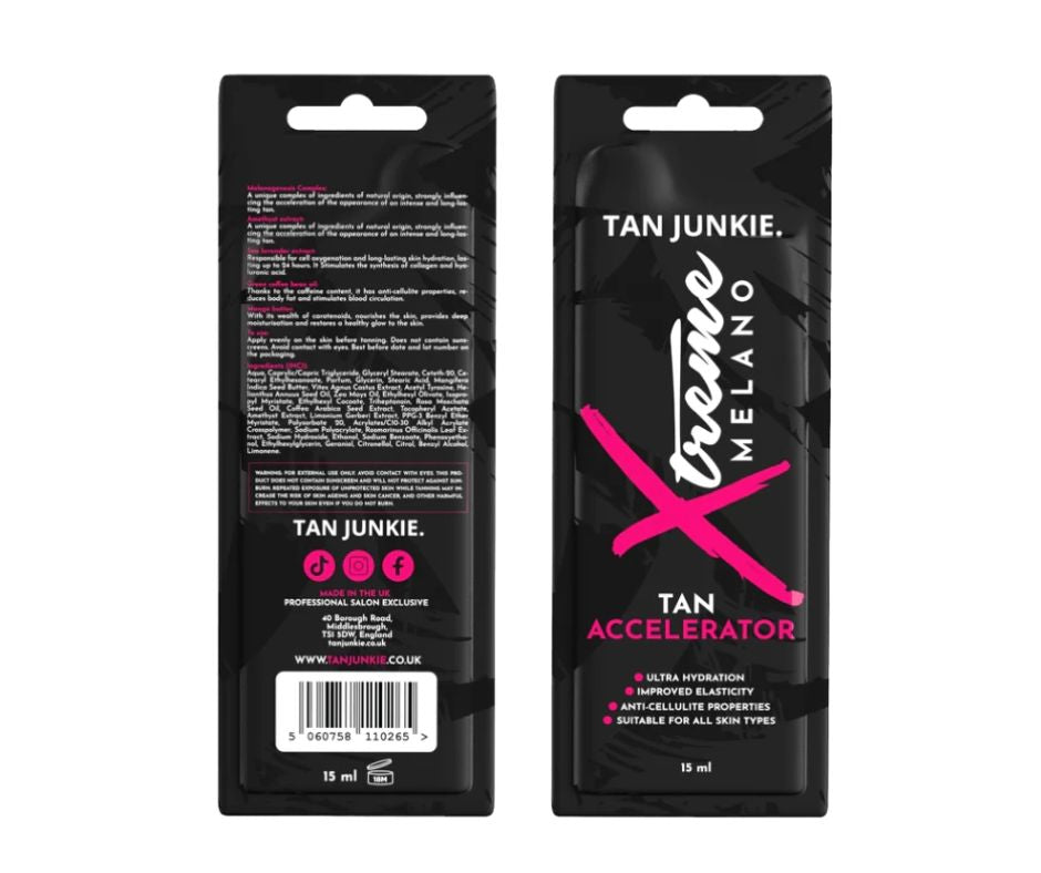 Tan Junkie | Xtreme Melano - Tanning Accelerator Cream - Image 2