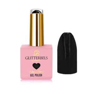 Glitterbels Hema Free Gel Polish Black 8ml