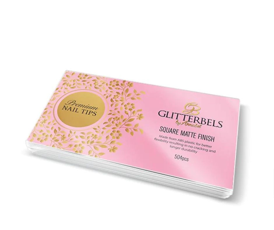 Glitterbels Square Matte Nail Tips
