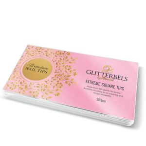Glitterbels Extreme Square Nail Tips