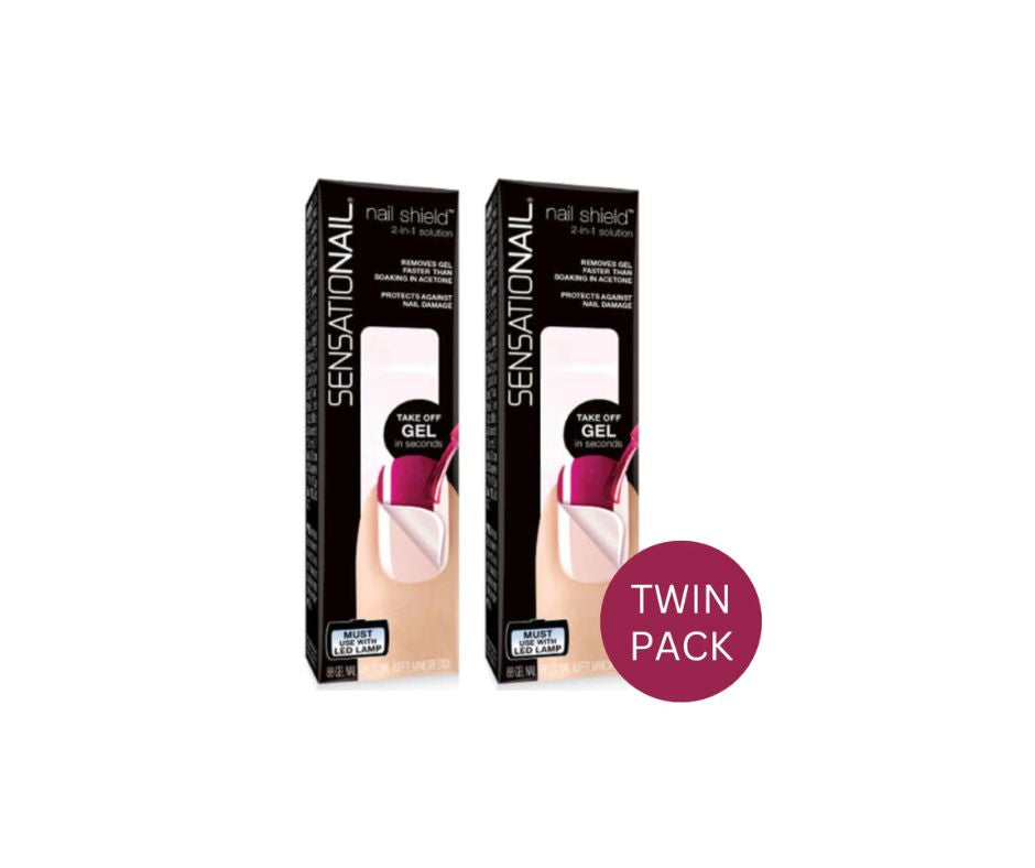 SensatioNail Nail Shields | Peel Off UV Gel Polish Remover Shield (2 Pack)