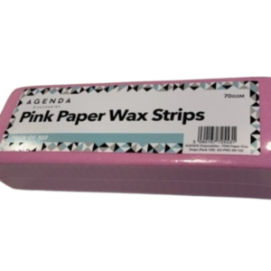 Agenda Paper Wax Strips x100 (Pink)