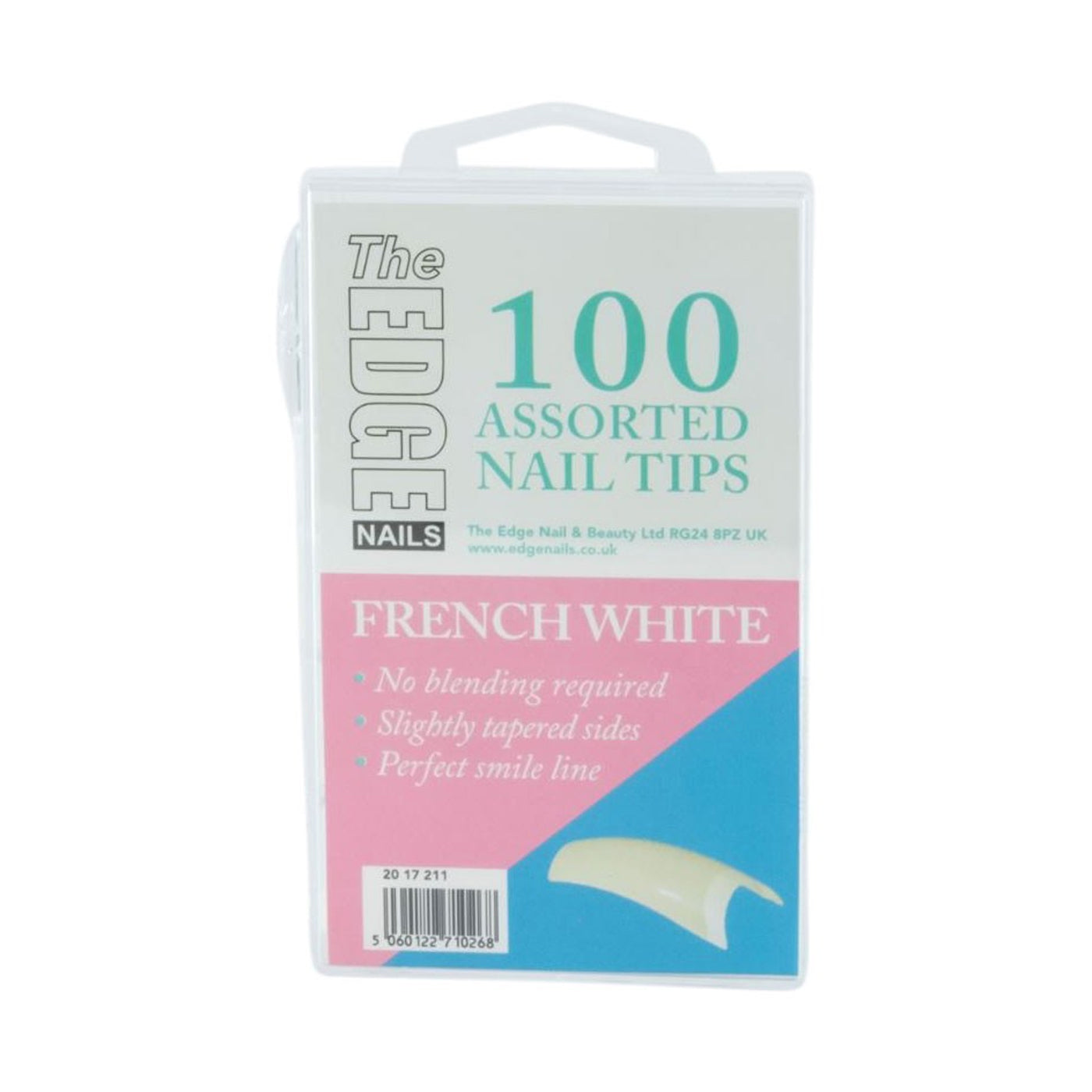 Edge Nails French White Tips Assorted Pack (x100)