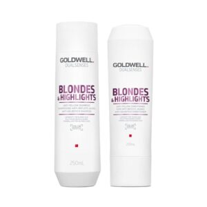 Goldwell Dualsenses Blondes & Highlights Shampoo 250ml & Conditioner 200ml Duo