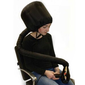 HairTools Black Portable Hairdryer Hood