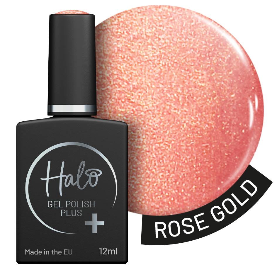Halo Gel Polish Plus 12ml (Rose Gold)