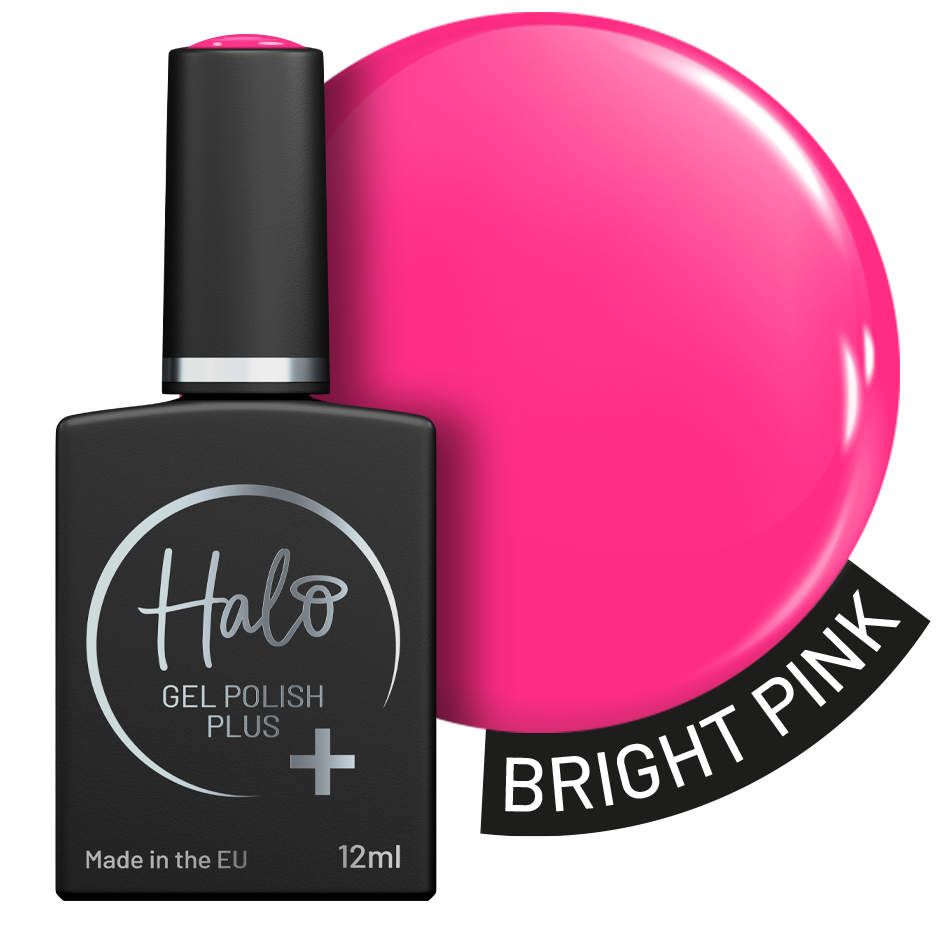 Halo Gel Polish Plus 12ml (Bright Pink)