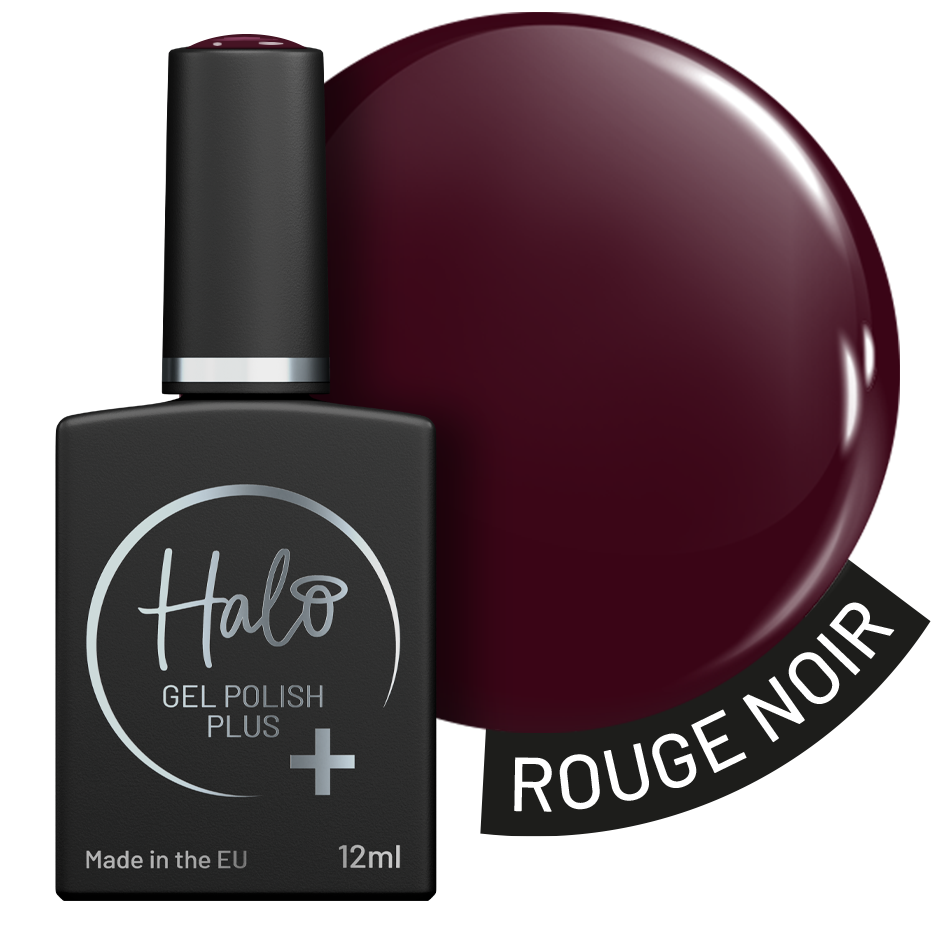 Halo Gel Polish Plus 12ml (Rouge Noir)