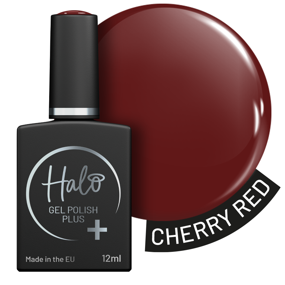 Halo Gel Polish Plus 12ml (Cherry Red)