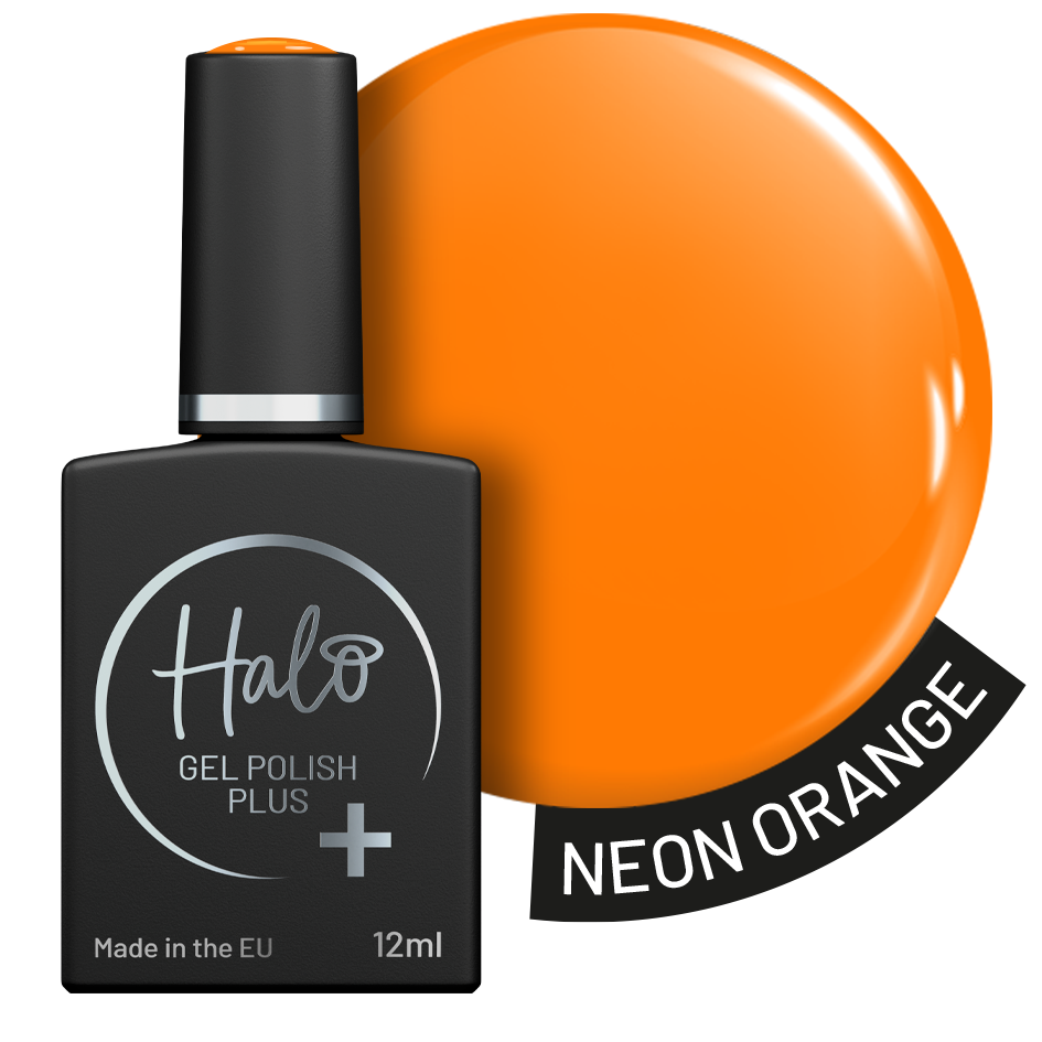 Halo Gel Polish Plus 12ml (Neon Orange)