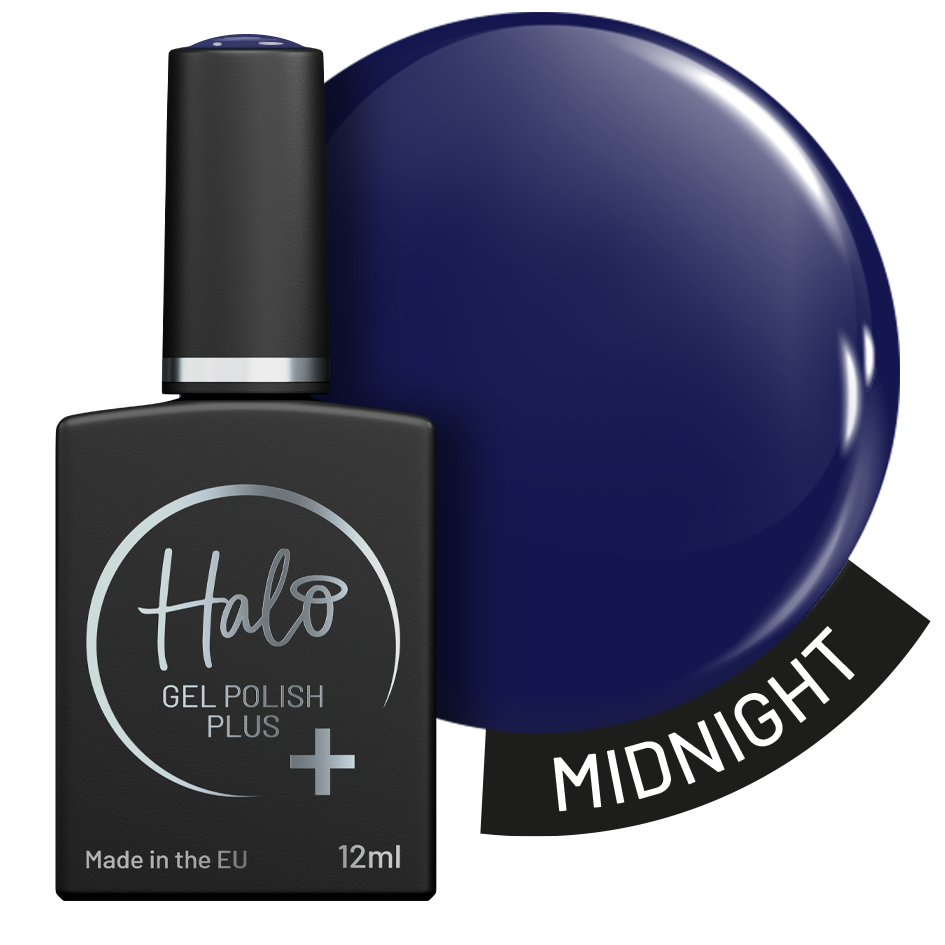 Halo Gel Polish Plus 12ml (Midnight)