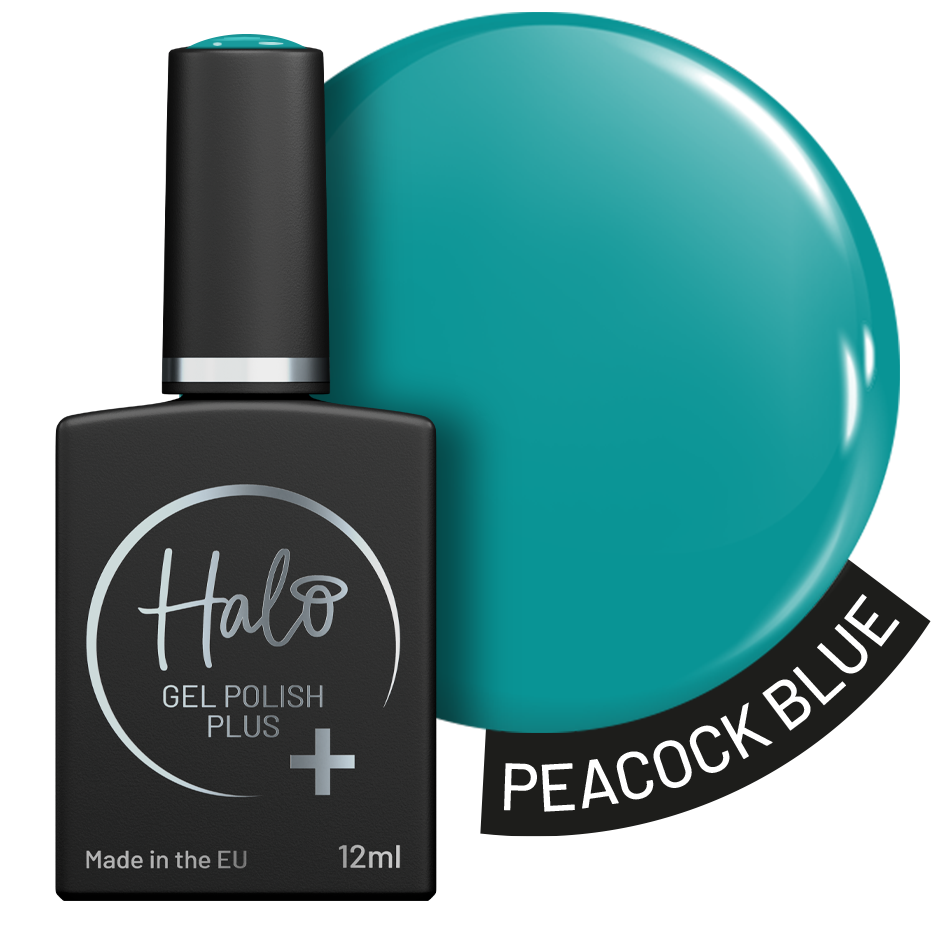 Halo Gel Polish Plus 12ml (Peacock Blue)