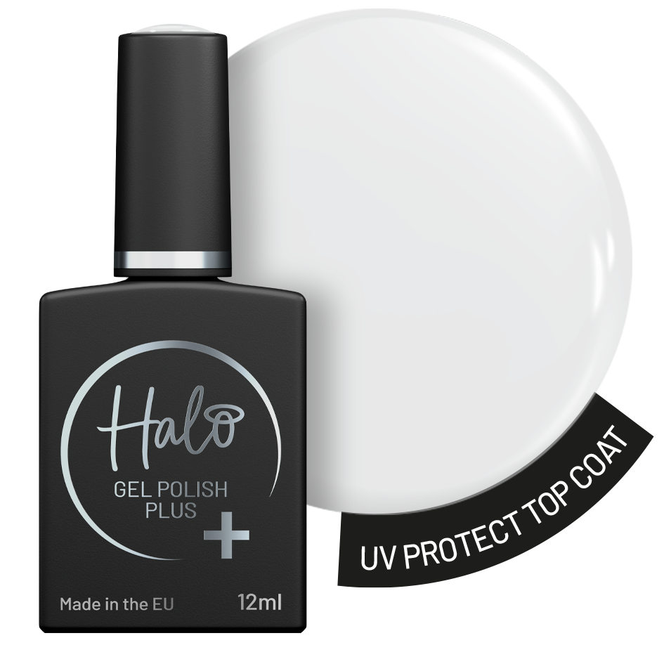 Halo Gel Polish Plus 12ml (UV Protect Top Coat)