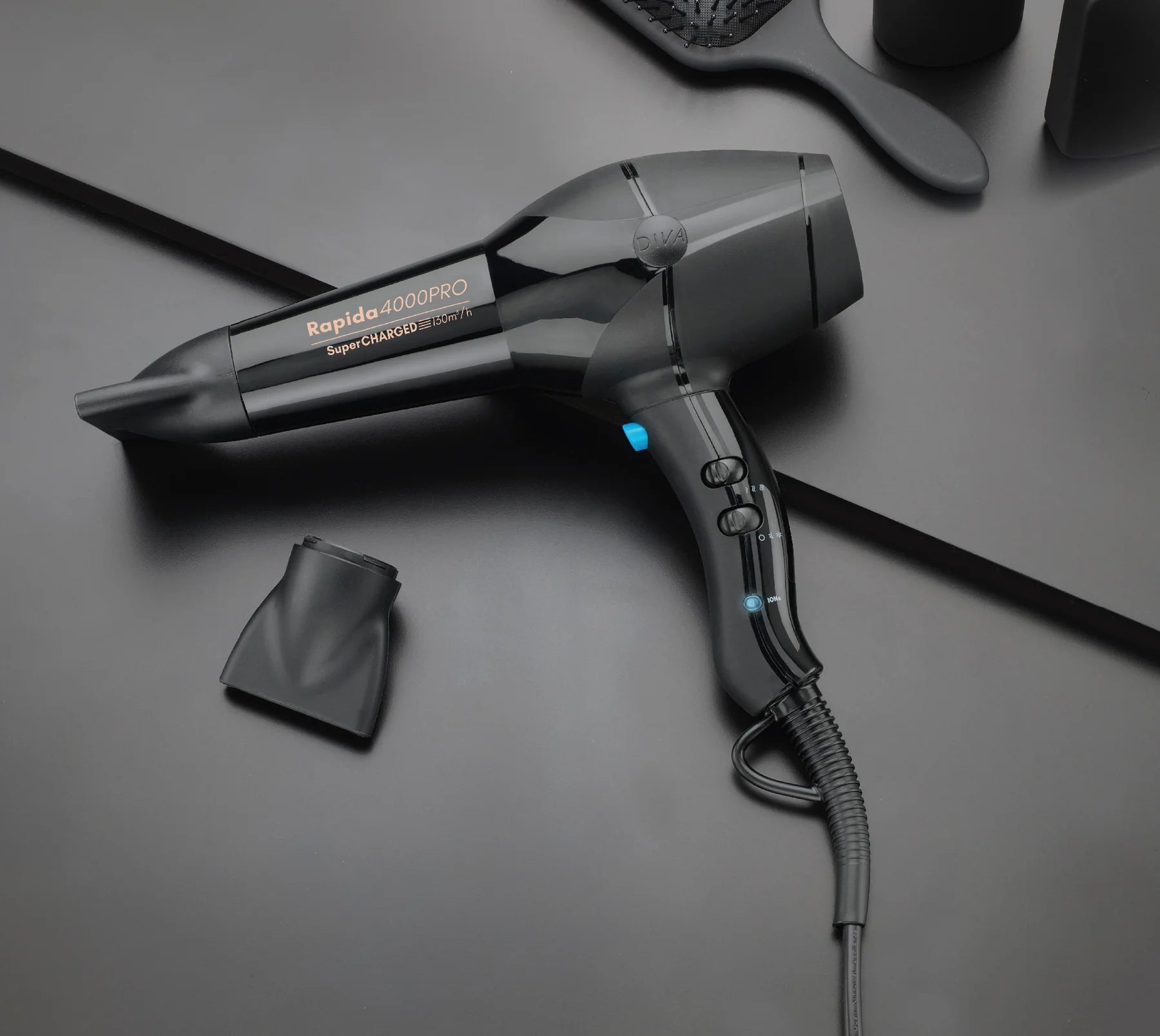 DIVA Rapida 4000 Pro Hairdryer (2200 Watts) - Image 2