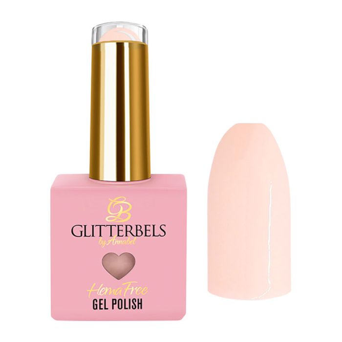 Glitterbels Hema Free Gel Polish Pastel Peach 8ml