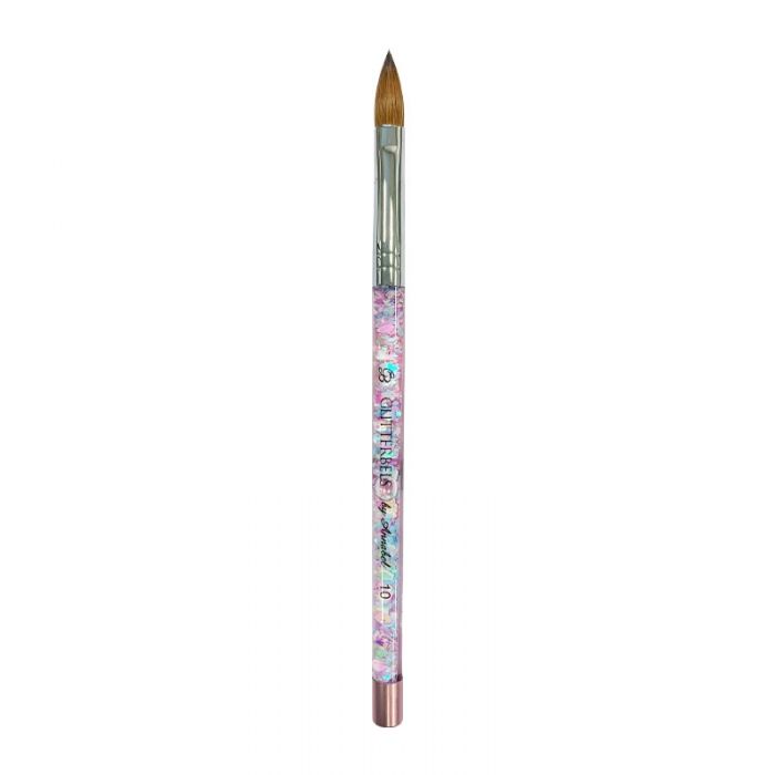 Glitterbels Pinched Pastel Glitter Acrylic Brushes