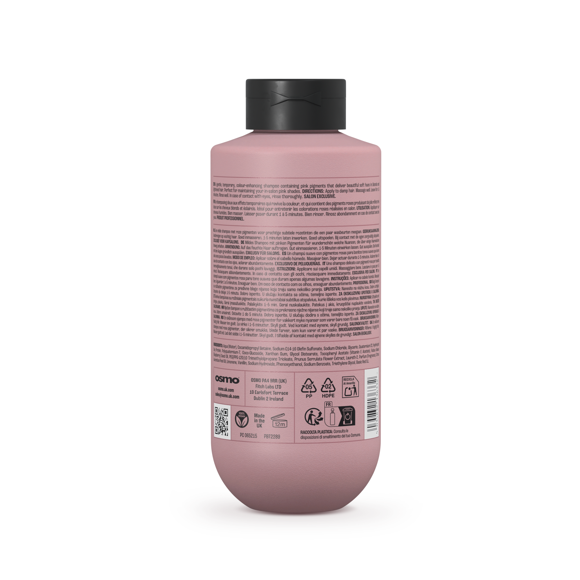 Osmo Pink Soda Color Enhancing Shampoo - Image 4