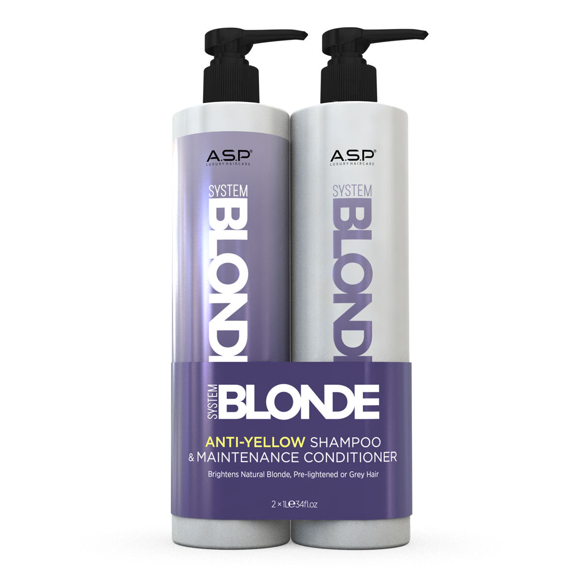 ASP Anti-Yellow Blonde System Blonde Duo Litre