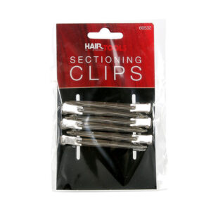 HairTools Section Clips Silver (6 pack)