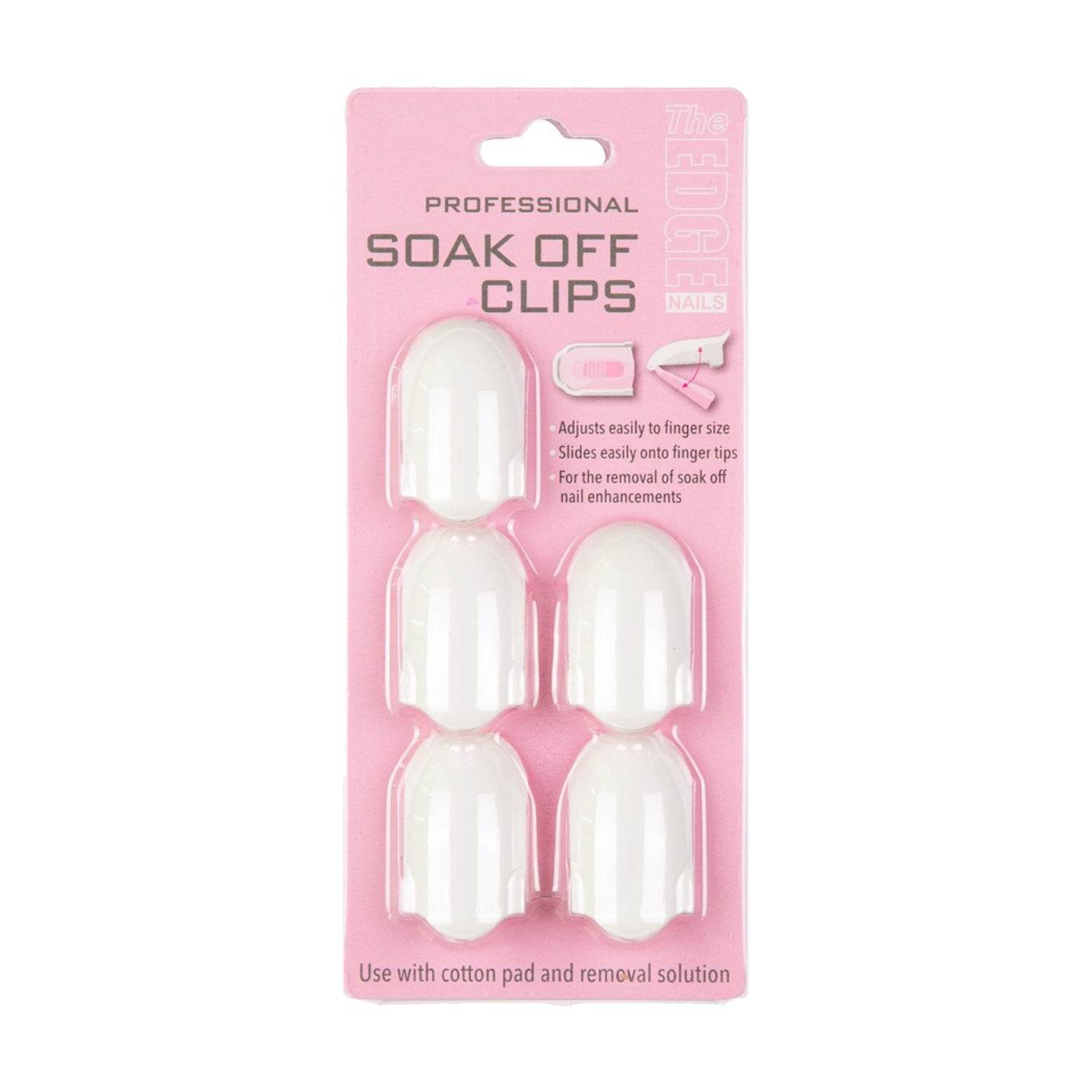 Edge Nails Professional Soak Off Clips