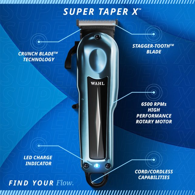 Wahl Super Taper X Corded/Cordless Clipper (2025) - Image 3