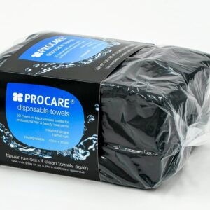 Procare Disposable Towels Black 50 Pack