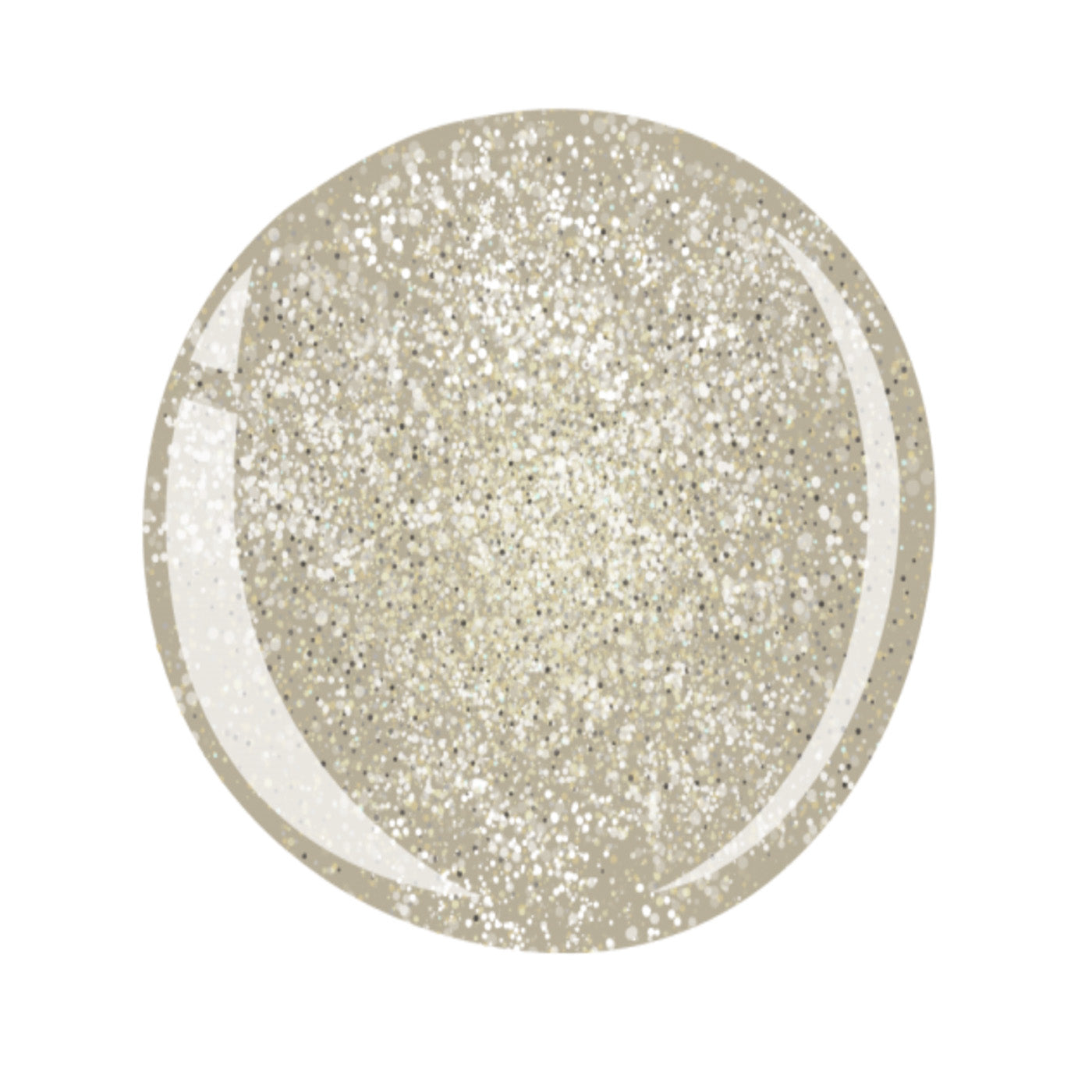 Halo Gel Polish White Gold Sparkle (8ml)