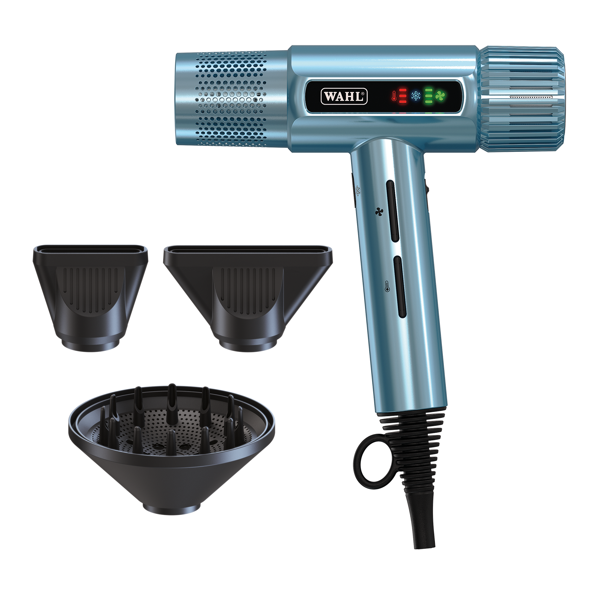 Wahl Pro Vanquish Cool Blue Digital Motor Hairdryer