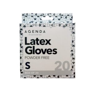 Agenda Disposables Latex Gloves Small (20 pack)