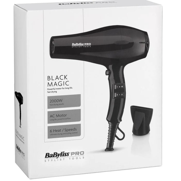 Babyliss Pro Black Magic 2000w Hair Dryer - Image 2