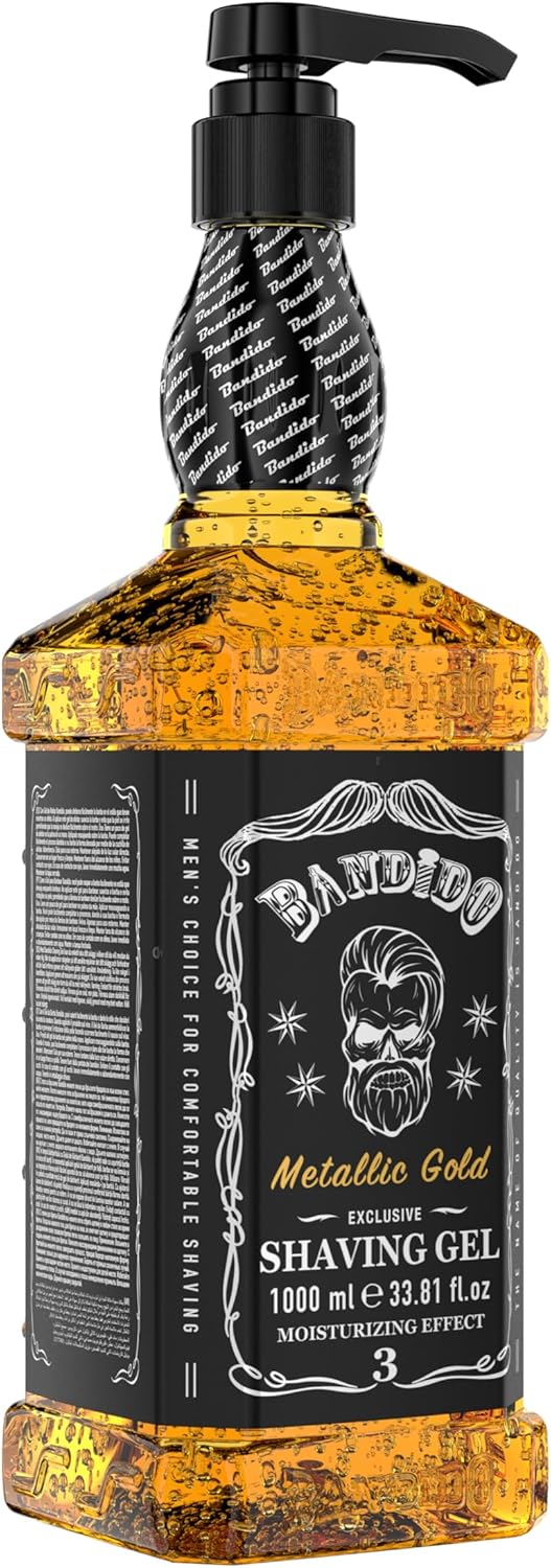Bandido Shaving Gel Metallic Gold 1000ml - Image 3