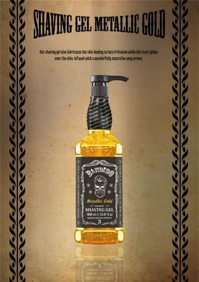 Bandido Shaving Gel Metallic Gold 1000ml - Image 2
