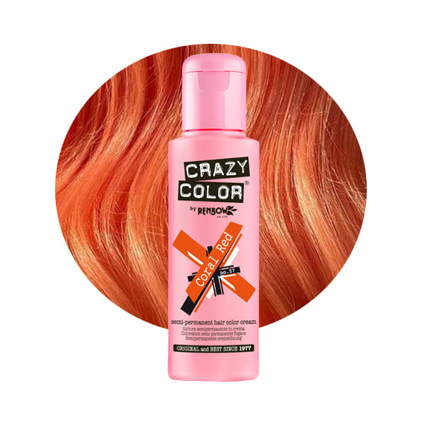 Crazy Color Semi Permanent Hair Color Cream (100ml) - Image 6
