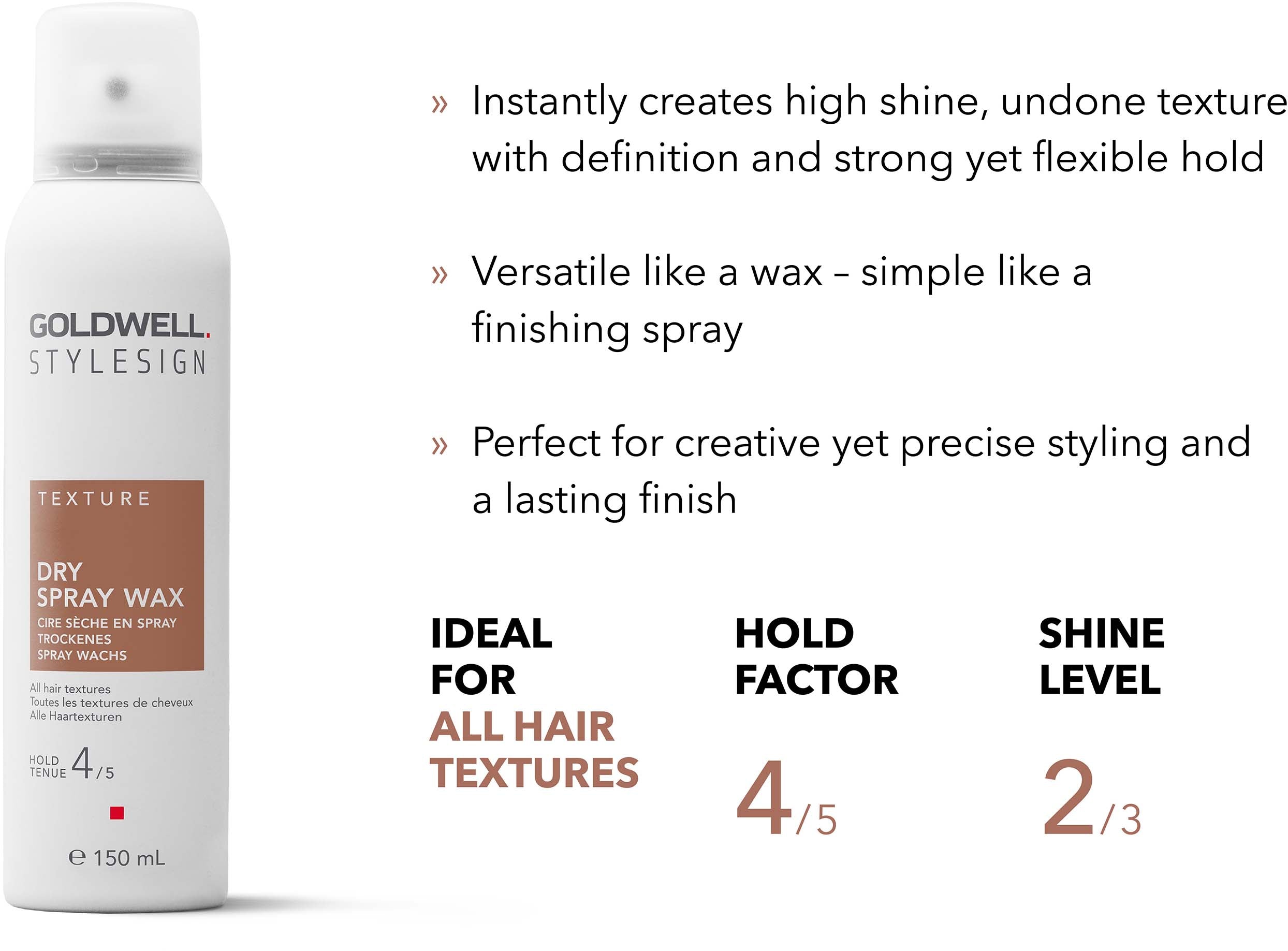 GOLDWELL StyleSign texture Dry Spray Wax 150ml *NEW 2024* - Replaces UNLIMITOR - Image 3