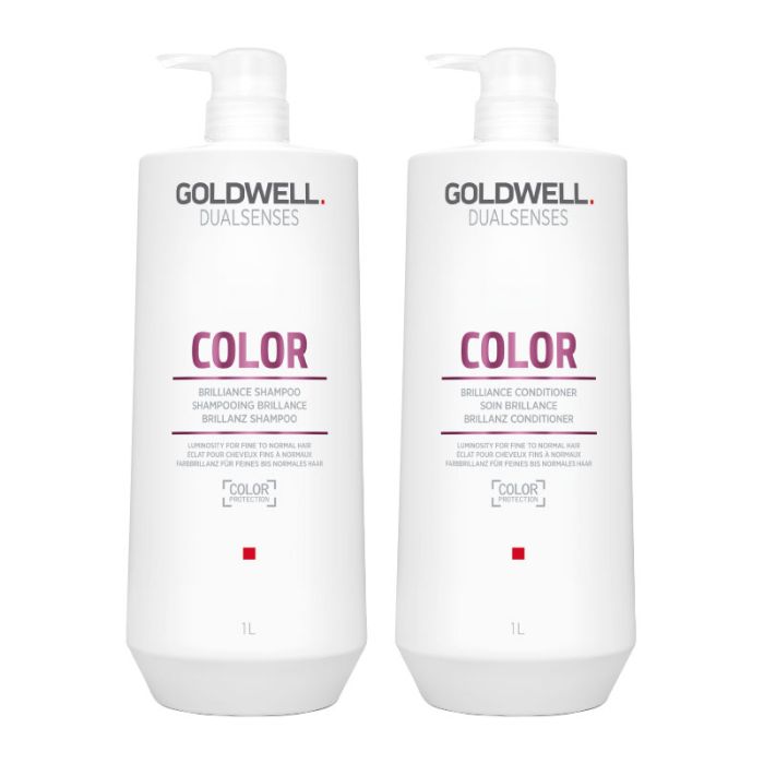 Goldwell DualSenses Color Brilliance Shampoo & Conditioner Duo Bundle (2 x 1000ml)