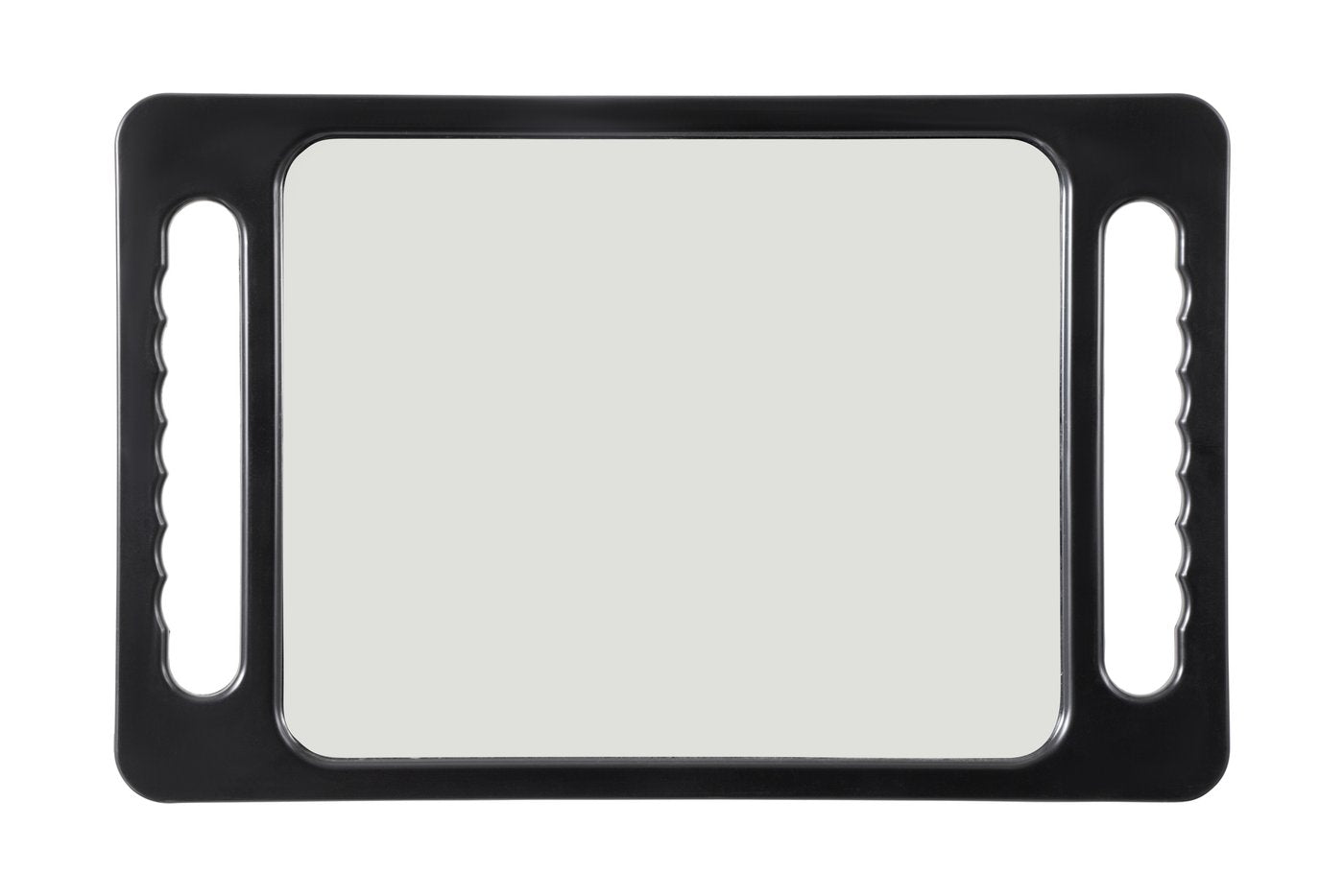 Hairtools Two Handled Mirror Large Silver / Black - Image 3
