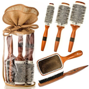 Head Jog Wooden Ceramic Brush Set