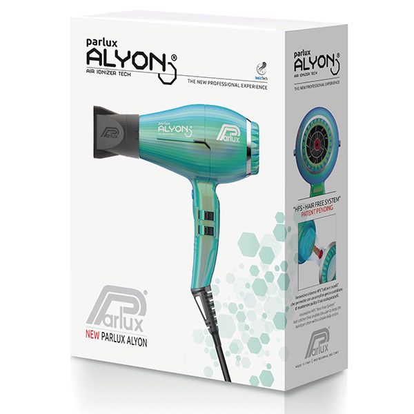 Parlux Alyon Air Ionizer Tech Hairdryer Jade (2250w) - Image 2