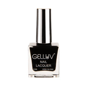 Gelluv Nail Lacquer 8ml | Jet Black
