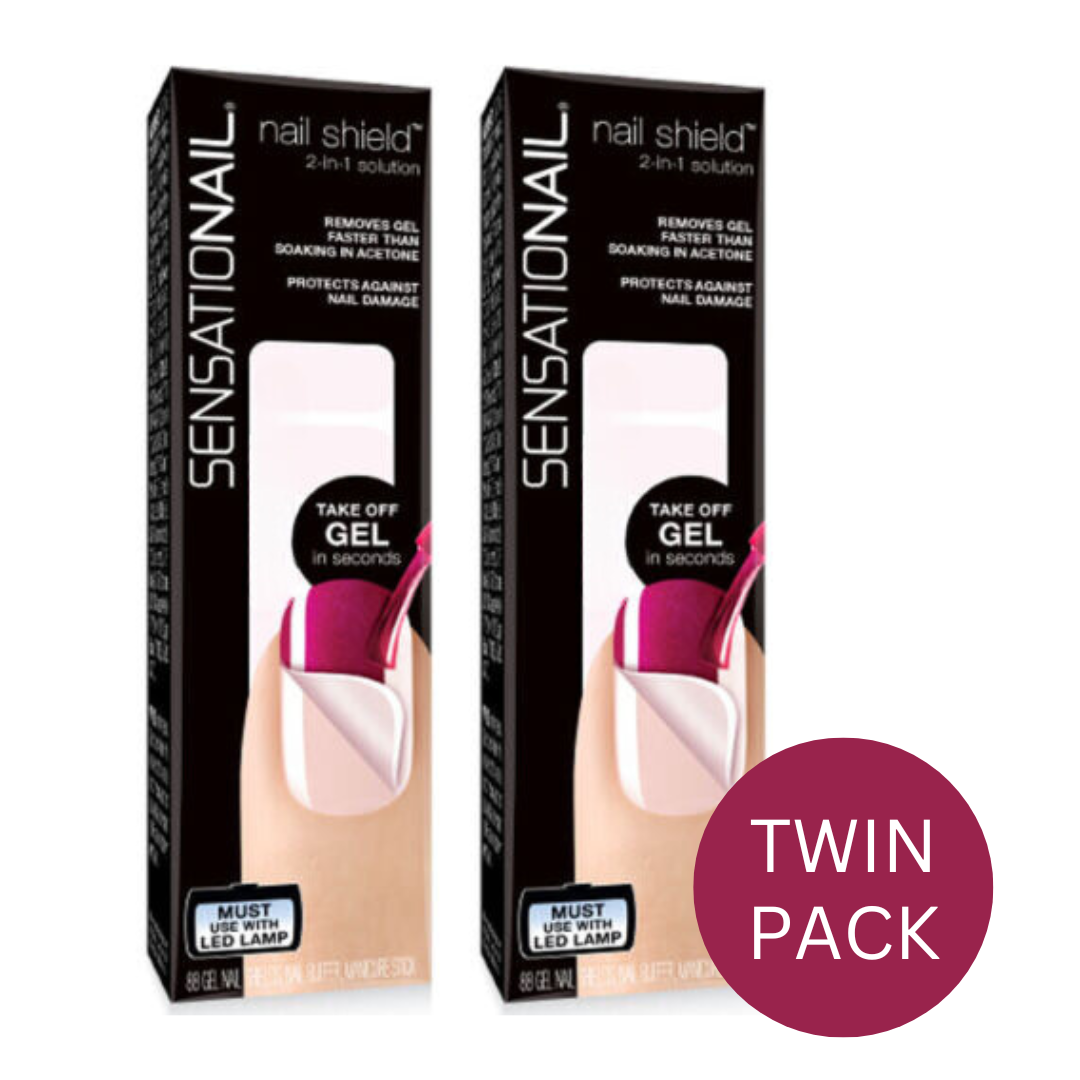 SensatioNail Nail Shields | Peel Off UV Gel Polish Remover Shield (2 Pack) - Image 2